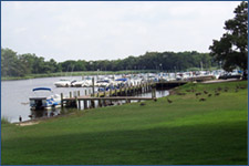 View down Pepper's Creek