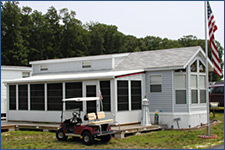 Trailer and electric golf cart