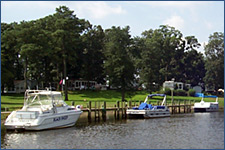 Boats on the water